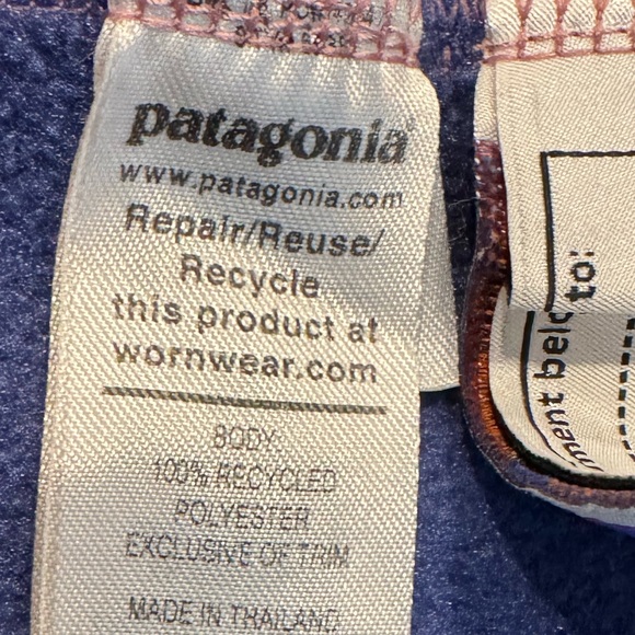 Patagonia Kids' Colorblock Fleece Pullover - Picture 9 of 10
